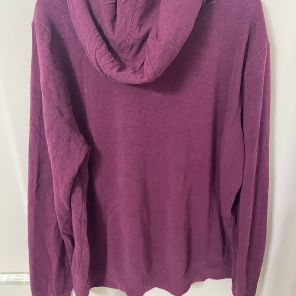 Womens Nike Just Do It Hoodie Pullover Maroon Size Large - Picture 4 of 5